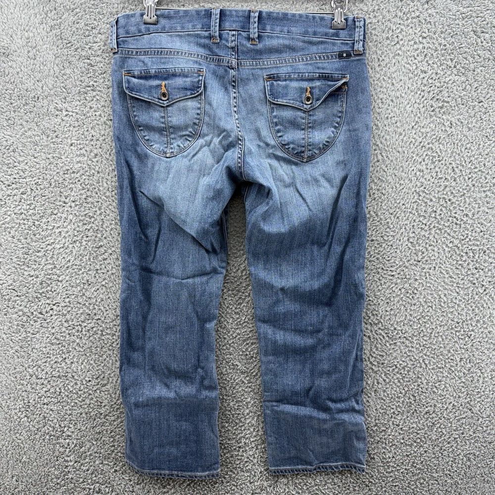 Lucky Brand Jeans Women's Size 8/29 Sweet N Crop Mid Rise Blue Denim Flap Pocket - Picture 7 of 8